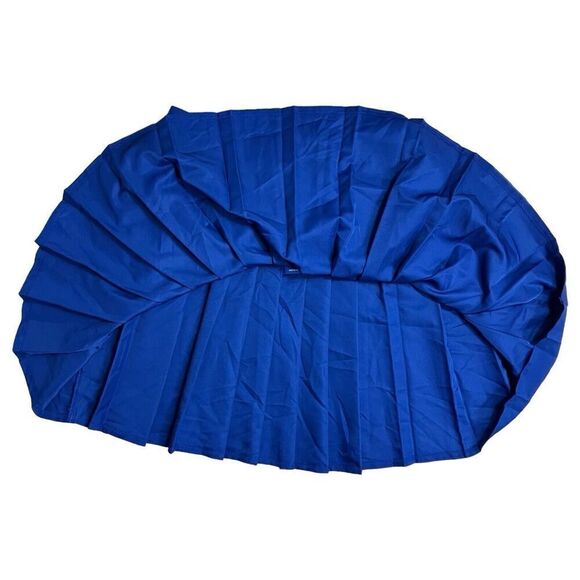 Adidas Skirt WMNS 8 Blue Pleated Lifestyle Tennis Collegiate Sporty Logo Preppy - Picture 14 of 16